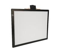 Table de Copie de Boîte à Lumière de Traçage A3, 6 Niveaux de Température de Couleur 6500K à intensité Variable avec Clip Magnétique pour Dessin de Tatouage, Croquis, Animation,