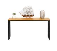 Table de Couloir, Console d'entrée, Table de canapé Fine, Table de comptoir étroite de 80 cm avec Cadre en métal pour Petits espaces, H, Cuisine, Style Industriel, Montage Facile