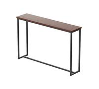 Table de Couloir, Console étroite derrière Le canapé, Table d'appoint Haute et étroite de 17 cm de Profondeur, Table d'appoint Haute en métal et Bois, Table de canapé de 84 cm de Hauteur, pr