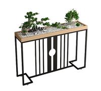 Table de Couloir, Table Console derrière Le canapé, Tables de canapé étroites Modernes industrielles, Table d'entrée avec étagères et Pieds Antifriction, Table Haute pour H, Chambre et Salon