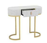 Table de Couloir, Table Console Mince, étagère, Table de canapé derrière la Table de canapé, Console, Table d'appoint de canapé en Dalle de Roche, Table Console Super étroite en Fer avec pla