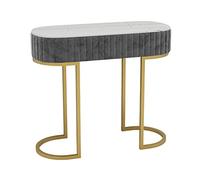 Table de Couloir, Table Console Mince, étagère, Table de canapé derrière la Table de canapé, Console, Table d'appoint de canapé en Dalle de Roche, Table Console Super étroite en Fer avec pla