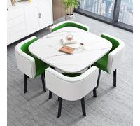 Table De Cuisine 4 Personnes,Salle De Réception Ensemble Table Et Chaise Salle A Manger,table Chaise Encastrable,petites Tables De Salle De Conférence,ensemble Table Et 4 Chaises,80 * 80cm ( Color : E