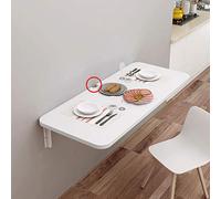 Table de cuisine murale pliable avec trou de vis - Peu encombrant - Pour ordinateur, buanderie, établi - Table de salle à manger multifonction