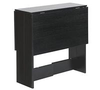 Table de Cuisine Pliable,Table d'appoint avec Ailes Pliantes, Finition et Chêne, Table Pliante avec 2 Abattants, en Panneaux de Particules Melaminés,103 * 76 * 73.4 cm