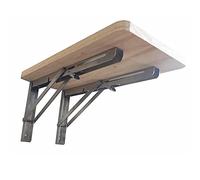 Table de cuisine pliante murale station de travail compacte table en bois blanc 80×20cm Table à manger peu encombrante pour petit déjeuner (70x40cm/27inchx16inch)