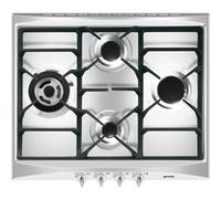 Table de Cuisine Smeg SR264XGH2 Électronique Encastrable Bouton Acier Inoxydable Inox Acier Inoxydable G