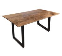 Table de cuisine Table de salle à manger Liverpool bois de manguier massif différentes tailles 120x80