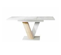 Table de cuisine - Table Goodyear 104 444515 - Blanc brillant - 120x80x76cm