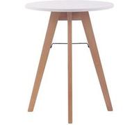 Table de cuisine Viktor , 60 cm Blanc G