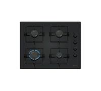 Balay 3ETG464SB Plaque à gaz, 60 cm de large, 4 zones de cuisson, contrôle de flamme, auto-allumage, GasStop, noir, 3ETG464SB