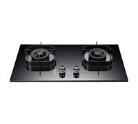 Table De Cuisson À Gaz 2 Brûleurs, Bureau En Acier Inoxydable Et Plaque De Cuisson À Gaz Intégrée GPL/NG Double Carburant Facile À Nettoyer For Camping-cars, Avec Tuyau Et Pince (Size : NG)