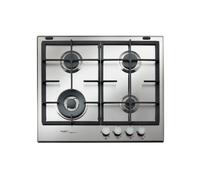 Table de cuisson à gaz 4 feux Whirlpool GMR6422IXL 60 cm Acier