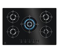 Table de cuisson à gaz à surface plane Electrolux EGG75372K 5 brûleurs Noir