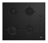 Plaque de cuisson gaz BEKO - 4 feux - 59x52 cm - HILG64120S