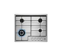 Table de cuisson à gaz Electrolux EGS6434X 4 feux triple couronne 60 cm acier