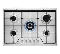 Table de cuisson à gaz Electrolux KGS 7534 SX - Finition inoxydable - 75 cm