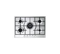 Table de cuisson à gaz encastrable 5 brûleurs 75 cm De'Longhi SLF575LX en acier inoxydable