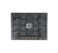 Table de cuisson à gaz encastrable 5 feux De'Longhi ANF 57 PRO Anthracite
