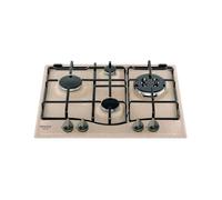 Table de cuisson à gaz encastrable à 4 brûleurs Hotpoint PC640T(AV)R/HA, couleur bronze avoine