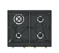 Table de cuisson à gaz encastrable Smeg SRV864AOGH Anthracite 4 feux