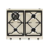 Smeg Plaque de cuisson gaz Victoria SR964PGH 60 cm Crème