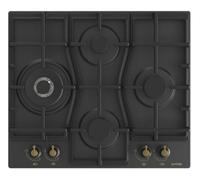 Gorenje GW6D42CLB hob Black Builtin 60 cm Gas 4 zones