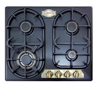 Table de cuisson à gaz - Kaiser - Empire - 60cm - 4 brûleurs - Emaillé Noir - WOK Turbo