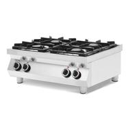Table de cuisson à gaz Kitchen Line 4 feux 19kW 800x700x(H)310 mm - Hendi HENDI