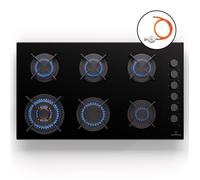 Klarstein Goldflame 6 table de cuisson à gaz 6 feux contrôle latéral