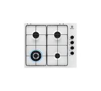 Table de cuisson à gaz triple couronne Electrolux EGS6414W Blanc 60 cm