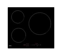 Amica Table de cuisson à induction GP371 60 cm 3 feux 7000 W noir