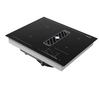 Table de cuisson à induction avec hotte intégrée Respekta Calima 60 cm