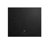 Beko Table de cuisson à induction encastrable HII63401MT 60 cm 3 foyers 5900 W Noir