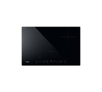 Table de cuisson à induction encastrable 4 feux Whirlpool WL S2177 CPNE 77 cm Noir