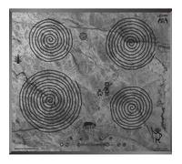 Table de cuisson à induction - Kaiser - KCT 6705 FI Ara - 60 cm - Motif peinture rupestre - 4 zones de cuisson