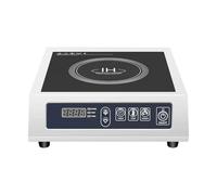 Table de cuisson à induction professionnelle 3500W (35cm) - Cuisinière à induction avec affichage numérique - Prise européenne 220V - Réglage de la puissance 10 niveaux - Idéal pour restaurant