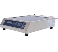 Table de cuisson à induction, puissance 3500W, écran LED numérique, Argent