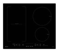 table de cuisson induction 60cm 4 feux 7200w noir - spi1106b Noir, Noir