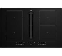 Beko HIXI 84700 UF Noir Intégré 80 cm Plaque avec zone à induction 4 zone(s) Hotte intégrée