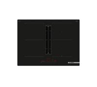 Table de cuisson aspirante induction 71cm 4 feux 3600w noir Bosch PVQ711H26E
