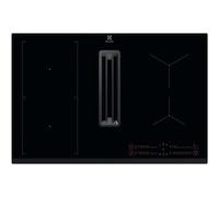 Table de cuisson aspirante induction 78cm 4 feux 7350w noir KCC83443