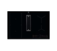 Table De Cuisson Aspirante Induction 78cm 4 Feux 7350w Noir - Kcc83443 Electrolux