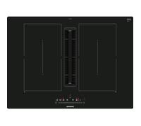 Table de cuisson aspirante induction Siemens 70cm 4 feux 7400W noir - ED711FQ15E