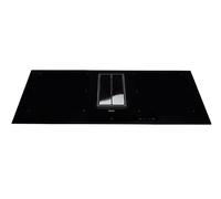 Falmec Quantum Pro 90 Vetro Nero Lucido Ral 9005 220-240V - 50-60Hz T60 S/Filtro Hotte Encastrable | Classe énergétique A+ | Plaque à induction avec hotte intégrée, vitrocéramique noire, fonction Doub