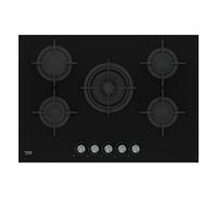Table de cuisson au gaz - BEKO - HILW75222S - Noir - Verre trempé - 5 éléments