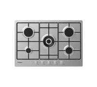 Table de cuisson au gaz - Candy - Cel7P4Wx - 5 feux - Inox - 75 cm