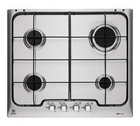 Electrolux Plaque de cuisson gaz encastrable PX640XV 4 brûleurs 60 cm Inox