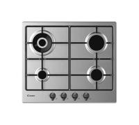 Table de cuisson au gaz - Inox - 4 feux - 60 cm - Brûleur double couronne - 9,25 kW