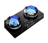 Table De Cuisson Au Gaz Propane 2 Brûleurs En Verre Trempé Double Brûleurs Poêle À Allumage Automatique Camping Comptoir Et Plaques De Cuisson De Cuisine Intégrées Brûleurs GPL/GN, (Size : NG)